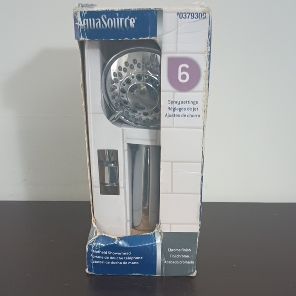 AquaSource Chrome Handheld Showerhead